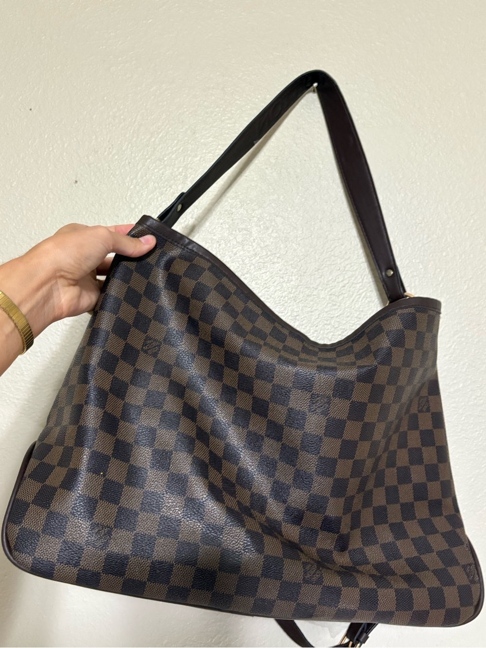 Brown Damier Shoulder Bag